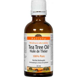 100% Pure Holista Tea Tree Oil - Natural Antiseptic for Skin Relief, Ideal for Cuts, Acne & Bites