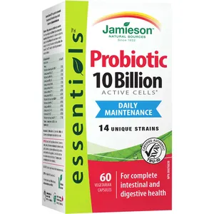 10 Billion Probiotic with 14 Unique Strains for Intestinal Health - Vegetarian Capsules