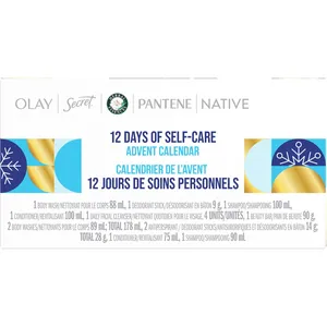 12 Days of Self-Care Advent Calendar with Olay, Secret, Herbal Essences, Pantene & Native