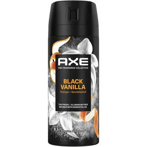 AXE Black Vanilla Premium Body Spray for Men - 72H Odour Protection with Vanilla, Orange & Sandalwood