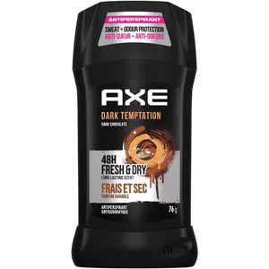 AXE Dark Temptation Antiperspirant Stick 76g â€“ 48H Anti-Sweat Protection with Irresistible Dark Chocolate Scent
