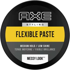 AXE Messy Look Flexible Hair Styling Paste for Men, Medium Hold, Low Shine - Perfect for Textured Styles