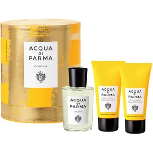 Acqua di Parma Colonia Gift Set - 100ml Cologne, 75ml Hand & Body Wash, 75ml Lotion, Gold Tartan