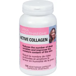 Active Collagen+ for Women - Reduces Deep Wrinkles, Enhances Skin Moisture & Elasticity, 120 Capsules