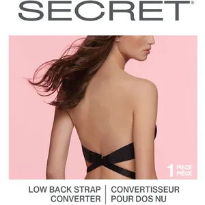 Adjustable Low Back Convertible Straps for Dresses and Tops - Comfortable, Easy to Use, Fits Most Bras