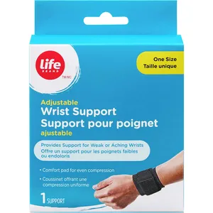 Adjustable Wrist Support - One Size, Comfortable Compression for Left or Right Wrist