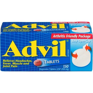 Advil Regular Strength Ibuprofen Tablets 200 mg, 150 Count for Fast Headaches & Pain Relief