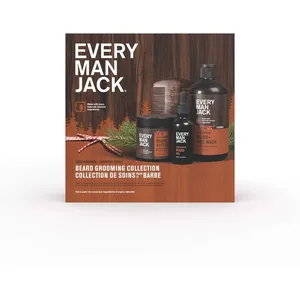 Aged Bourbon Beard Grooming Collection for Men - Beard Wash, Butter, Oil & Comb Gift Set