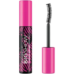 Annabelle Bigshow Curved Brush Mascara Blackest Black - Instant Curve-Setting Formula