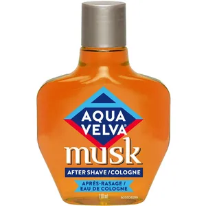 Aqua Velva After Shave Musk - Invigorating Scent for Men, Refreshing Post-Shave Care