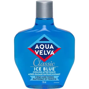 Aqua Velva Classic Blue Aftershave Splash - Refreshing, Soothing, Masculine Scent, 6 oz