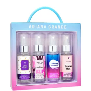 Ariana Grande 4 Piece Body Mist Set - Layered Fragrances, 1.7 fl oz Each - Perfect Holiday Gift