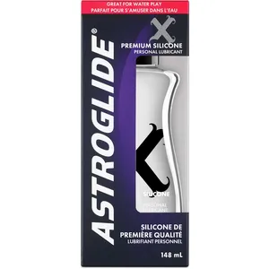 Astroglide X Premium Silicone Personal Lubricant - Long-Lasting, Silky, Great for Water Play