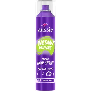 Aussie Instant Volume Hair Spray for Wavy & Straight Hair - All-Day Hold & Shine, Tropical Scent