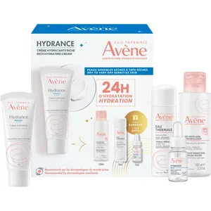 AvÃ¨ne Hydrance Rich Holiday Kit - Intense Hydration with Cream, Micellar Water, and Serum