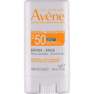 Avène SPF50 Mineral Sun Stick for Sensitive Skin - Pocket Size Protection for Face, Lips & Scars
