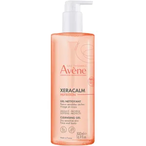 Avène XERACALM NUTRITION Cleansing Gel 500ml for Sensitive Skin, Eco-Friendly, Soap-Free Formula