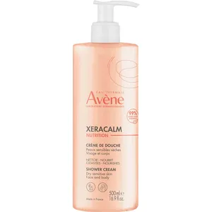 Avène XERACALM NUTRITION Shower Cream 500 ml - Moisturizing for Dry Sensitive Skin, Eco-Friendly