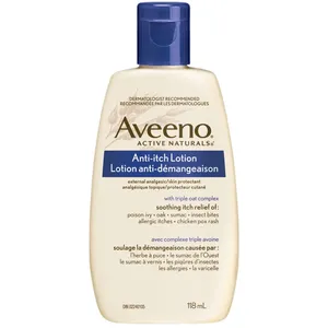 Aveeno Anti-itch Lotion with Calamine for Pain Relief - 8oz - Soothes Poison Ivy, Insect Bites