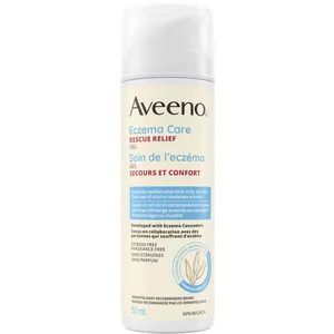 Aveeno Eczema Therapy Rescue Relief Gel Cream 150ml with Colloidal Oatmeal & Shea Butter