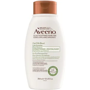 Aveeno Oat Milk Blend Conditioner - Daily Moisture for Soft Hair, Sulfate Free, No Dyes or Parabens