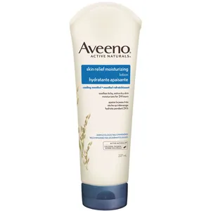 Aveeno Skin Relief Moisturizing Lotion with Cooling Menthol for Itchy Dry Skin, 24-Hour Hydration