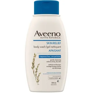Aveeno Unscented Body Wash for Dry Skin Relief 354 ML - Gentle, Moisturizing, Dermatologist Recommended