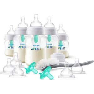 Avent Anti-colic Baby Bottle Gift Set with AirFree Vent, SCD306/11 - Reduce Colic & Gas