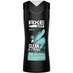Axe Apollo 2-in-1 Shampoo & Conditioner for Men, 473 ML - Refreshing Cedarwood & Sage Scent