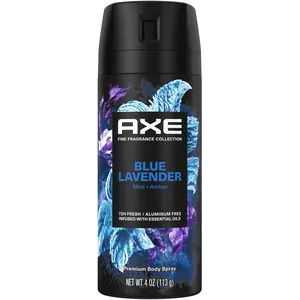 Axe Blue Lavender Premium Body Spray for Men - 72H Odour Protection with Lavender & Mint