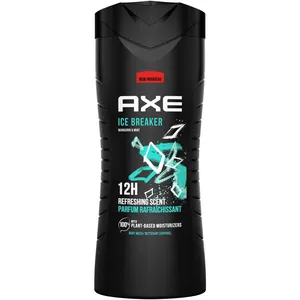 Axe Ice Breaker Body Wash for Men - Mandarin & Mint Scent with Plant-Based Moisturizers