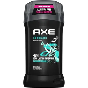 Axe Ice Breaker Men's Deodorant Stick, Mandarin & Mint, 48-Hour Odour Protection, Aluminum-Free