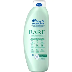 BARE Soothing Hydration Anti-Dandruff Shampoo for Dry Hair & Scalp, 9 Ingredients, Eco-Friendly