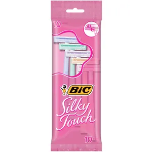 BIC Twin Select SilkyTouch Razor - Twin Blade for Sensitive Skin - 4 Pastel Colors Available
