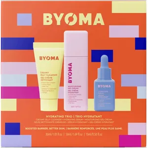 BYOMA Hydrating Trio Set - Vegan Skincare Essentials for Glowing, Hydrated Skin, Cruelty-Free