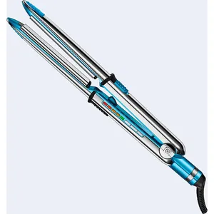 BaBylissPRO Nano Titanium Optima 1” Flat Iron with Dual Ceramic Heating, 465°F, Perfect for Styling