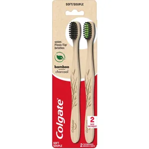 Bamboo Charcoal Manual Toothbrush for Deep Cleaning and Fresh Breath