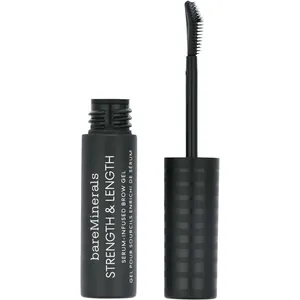 BareMinerals Strength & Length Brow Gel - Taupe, Vegan Serum-Infused for Fuller, Defined Brows