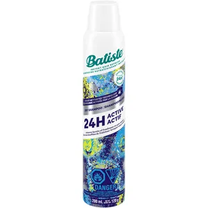 Batiste Sweat Activated Dry Shampoo 200ml - 24H Freshness, Odor Neutralizer, Perfect for All Hair Types