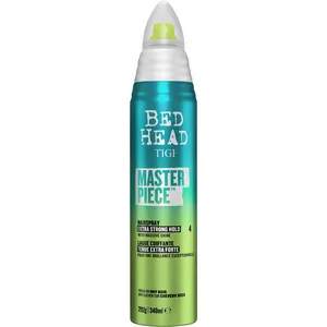 Bed Head Masterpiece Shiny Hairspray 10.3 oz - Extra Strong Hold, Glossy Finish, Tropical Fragrance