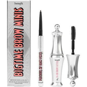 Benefit Cosmetics Bigtime Brow Minis Duo - Warm Deep Brown - Brow Pencil & Setting Gel