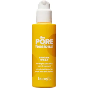 Benefit Cosmetics POREfessional Shrink Wrap Overnight AHA+PHA Treatment, Transparent, Pore Refining