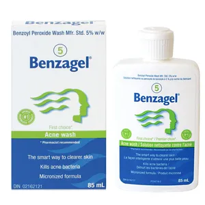 Benzagel 5% Acne Wash – Powerful Treatment for Acne-Prone Skin with Micronized Benzoyl Peroxide