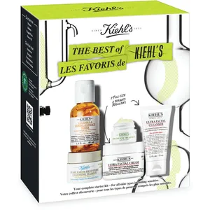 Best of Kiehl's Skincare Set - Cleanser, Toner, Mask, Moisturizer, Eye Cream & Hand Salve