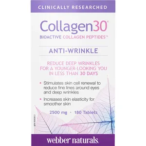 Bioactive Collagen Peptides 2500 mg - Reduces Eye Wrinkles & Fine Lines in 30 Days - Collagen30