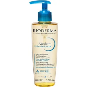 Bioderma Atoderm Cleansing Oil - Hydrating Silky Cleansing Oil for Sensitive Skin, 24hrs Comfort