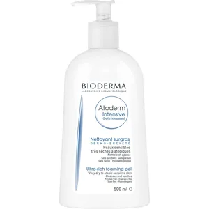 Bioderma Atoderm Intensive Foaming Gel 500 mL for Very Dry Sensitive Skin - Fragrance-Free Formula