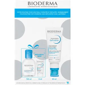 Bioderma Christmas Set Hydrabio for Radiant, Hydrated Skin - Gel Cream for Dehydrated Normal to Combination Skin