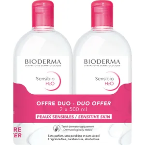 Bioderma Duo Sensibio H2O 500ml - Gentle Makeup Remover & Cleansing Water for Sensitive Skin