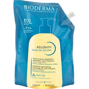 Bioderma Eco Refill Cleansing Oil - Gently Cleanses & Softens Skin, Effortlessly Rinses Off
